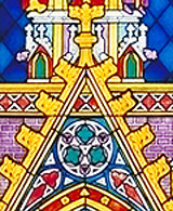 Baldachin aus dem Agnes-Fenster